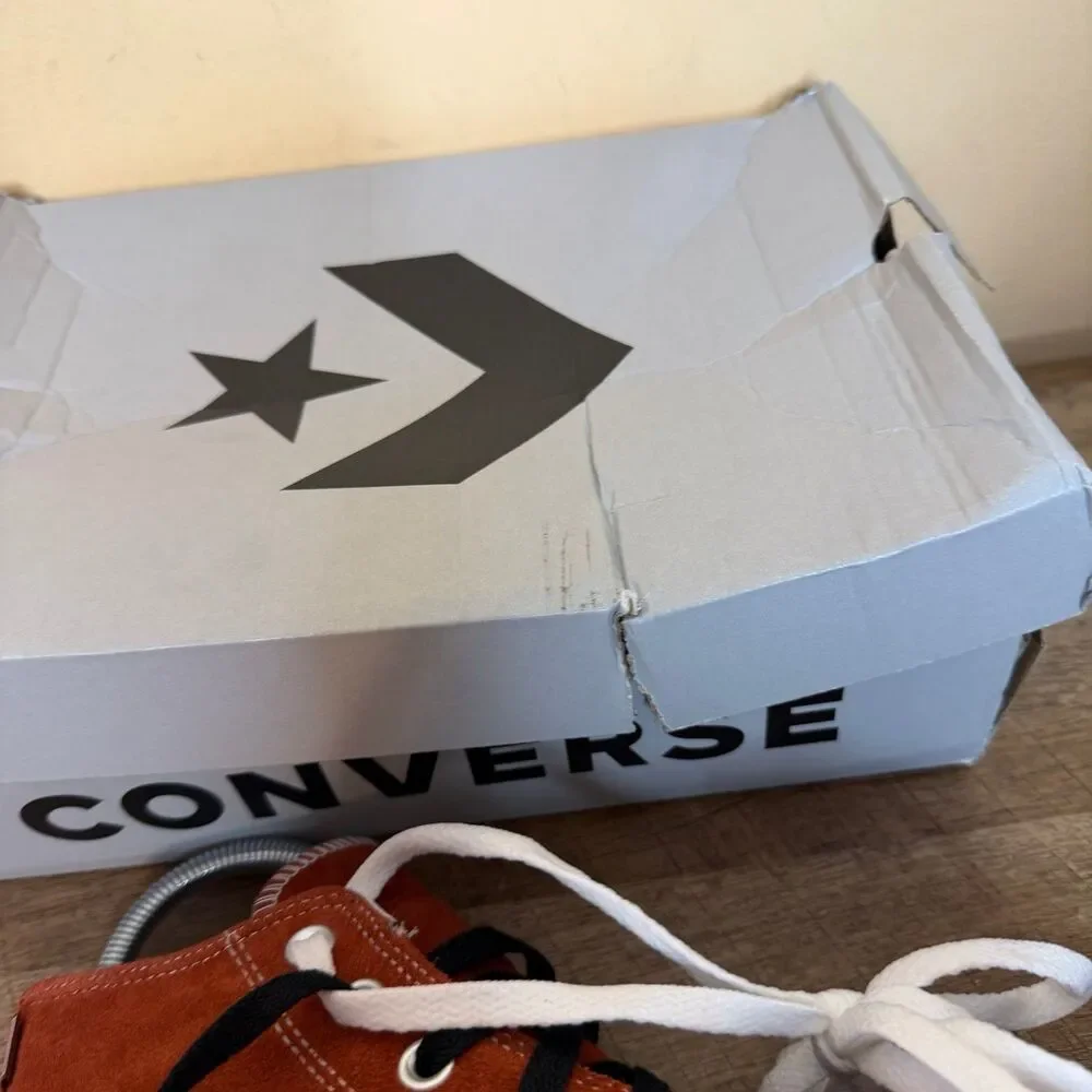 Converse Chuck Taylor All Star Pro Hi Suede Terracotta  womens size 8 shoes - Picture 5 of 11